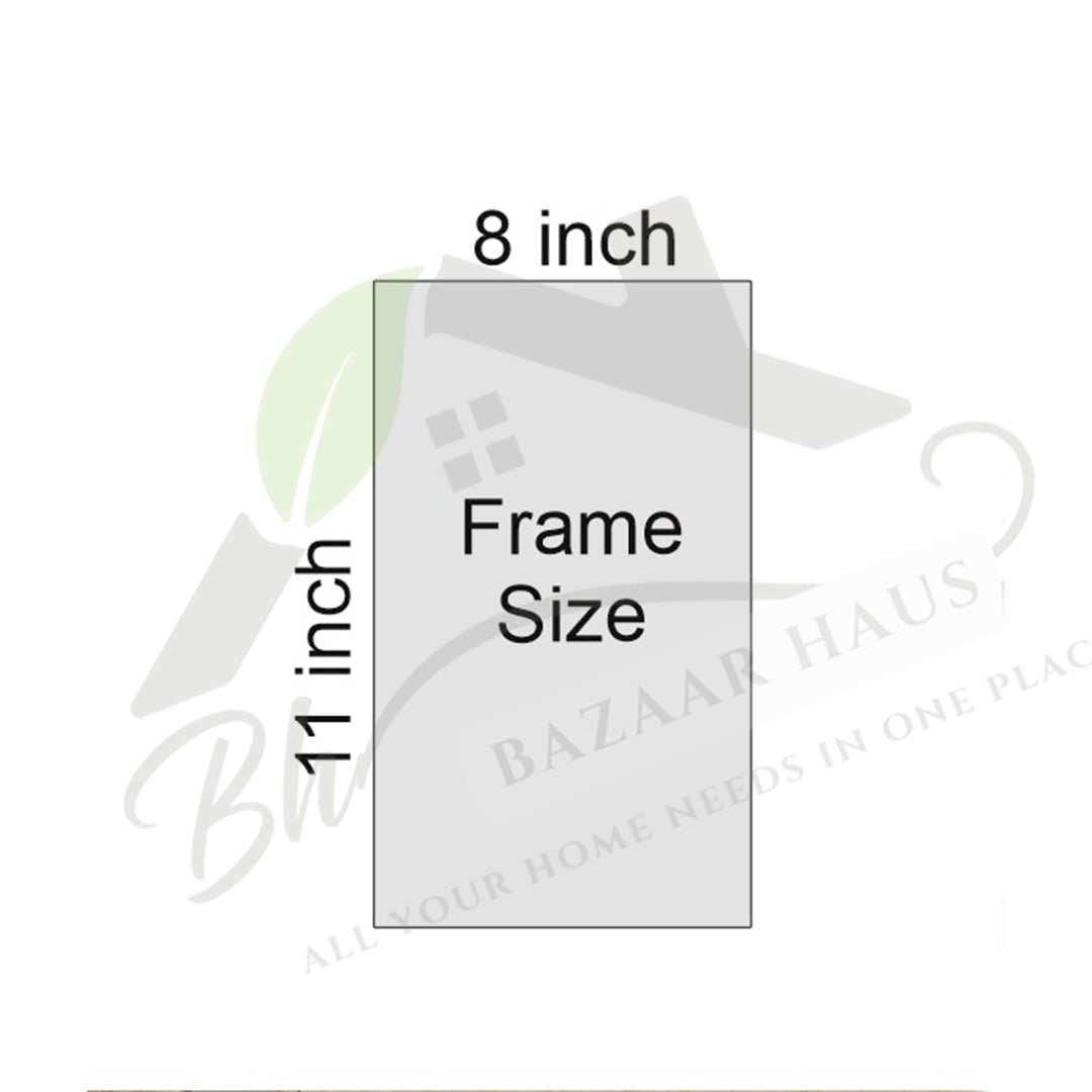 9 Pcs Islamic Wall Art Wooden Frames | Calligraphy Home Decoration Set - BazaarHaus